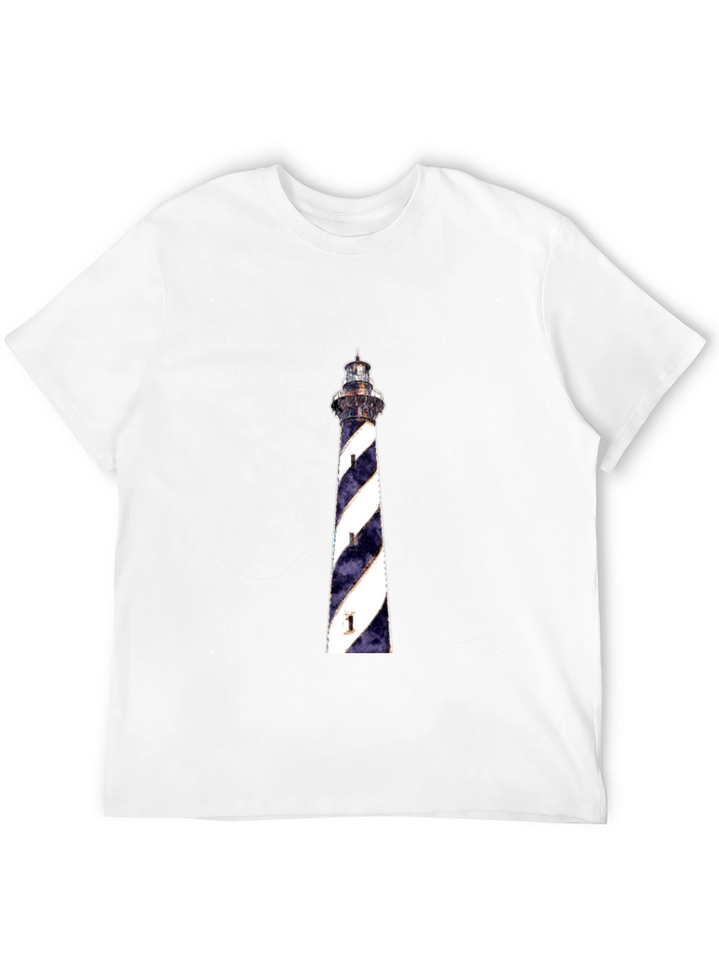 Lighthouse Graphic Tee - Black Cotton