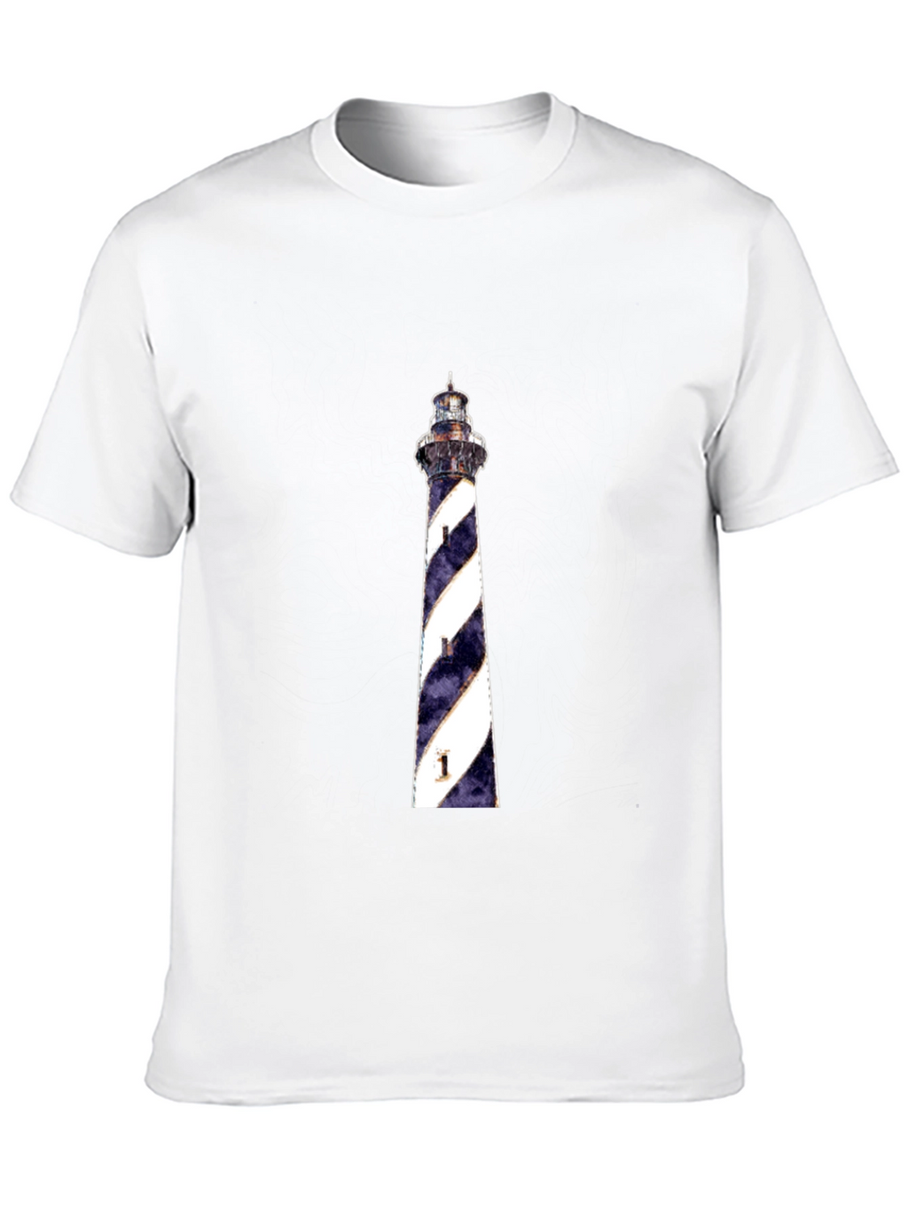 Lighthouse Graphic Tee - Black Cotton