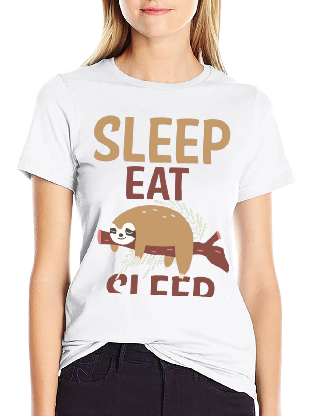 Sleep Eat Sleep Sloth T-Shirt