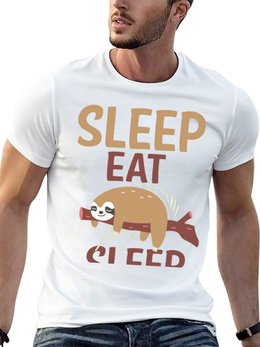 Sleep Eat Sleep Sloth T-Shirt