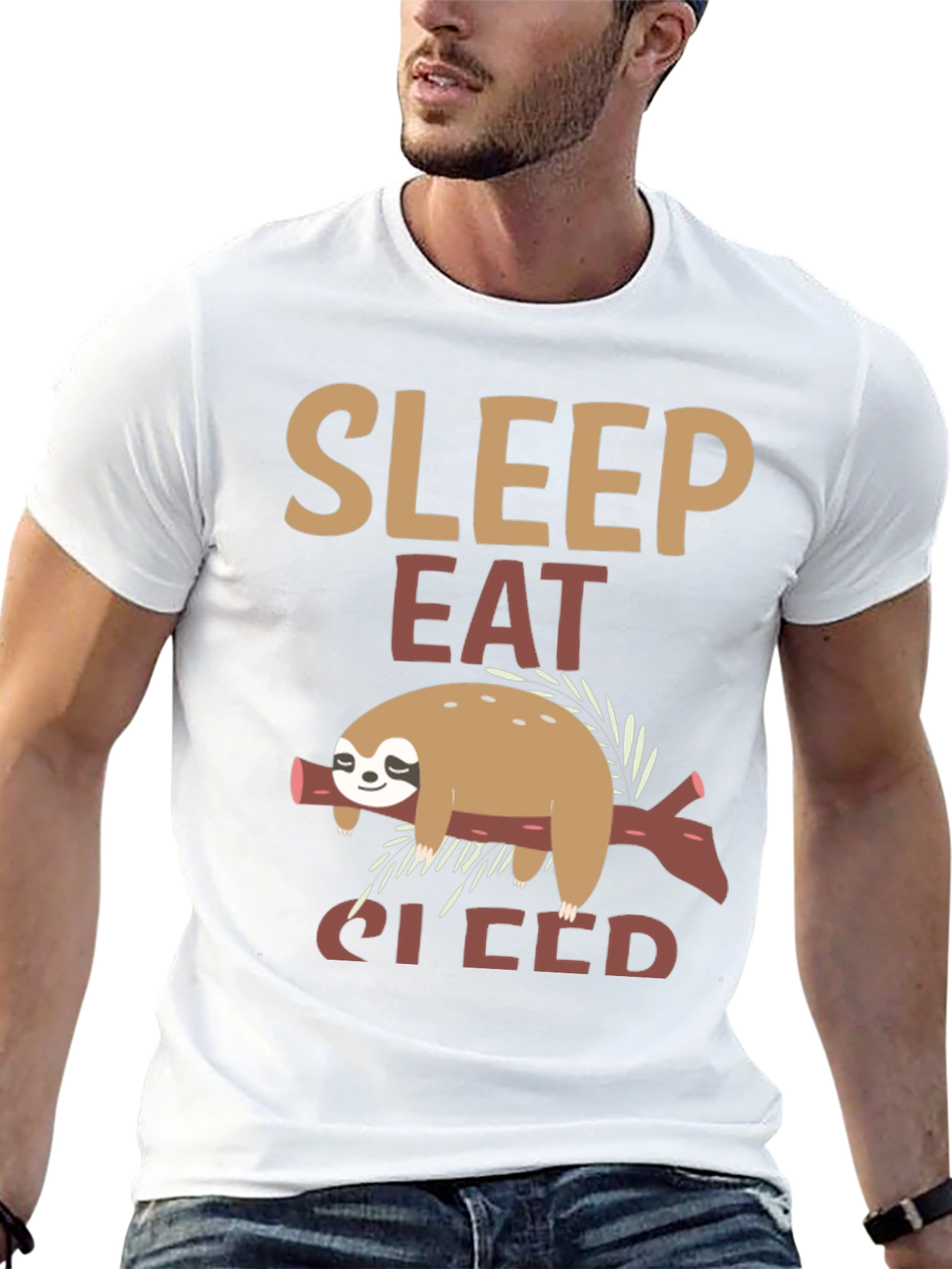 Sleep Eat Sleep Sloth T-Shirt