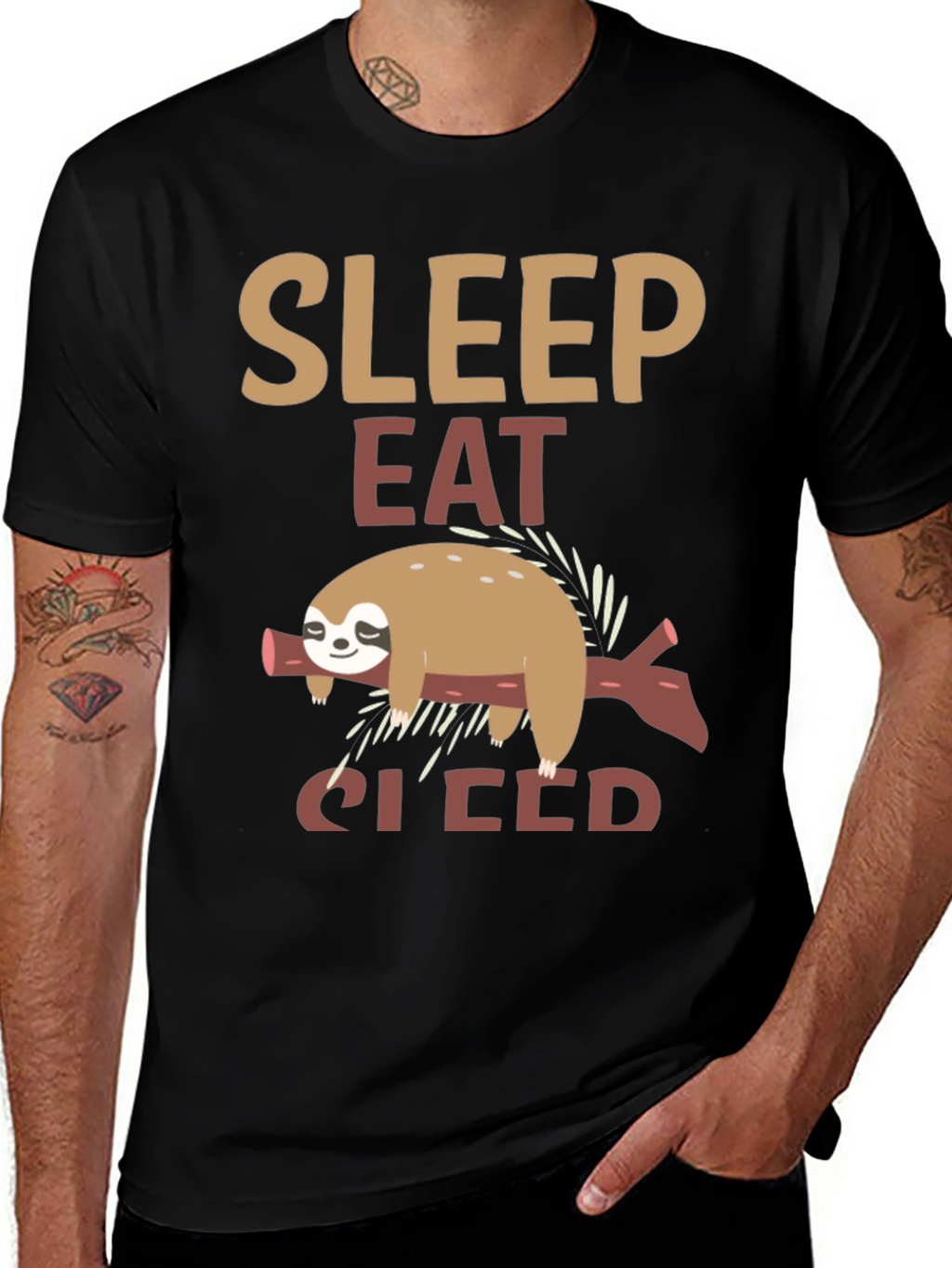 Sleep Eat Sleep Sloth T-Shirt