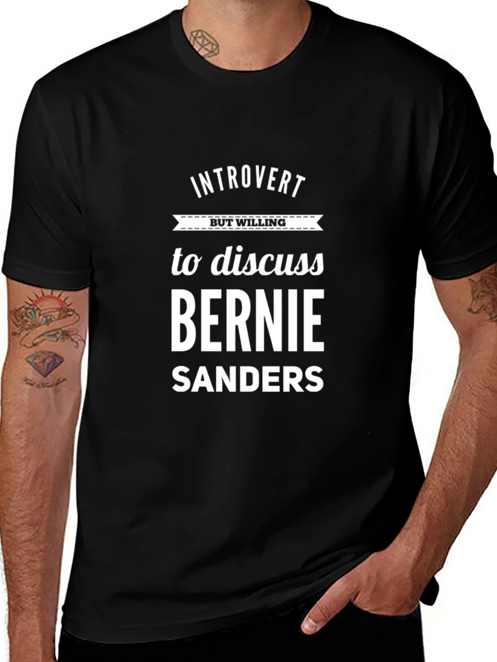 Introvert Bernie Sanders T-Shirt