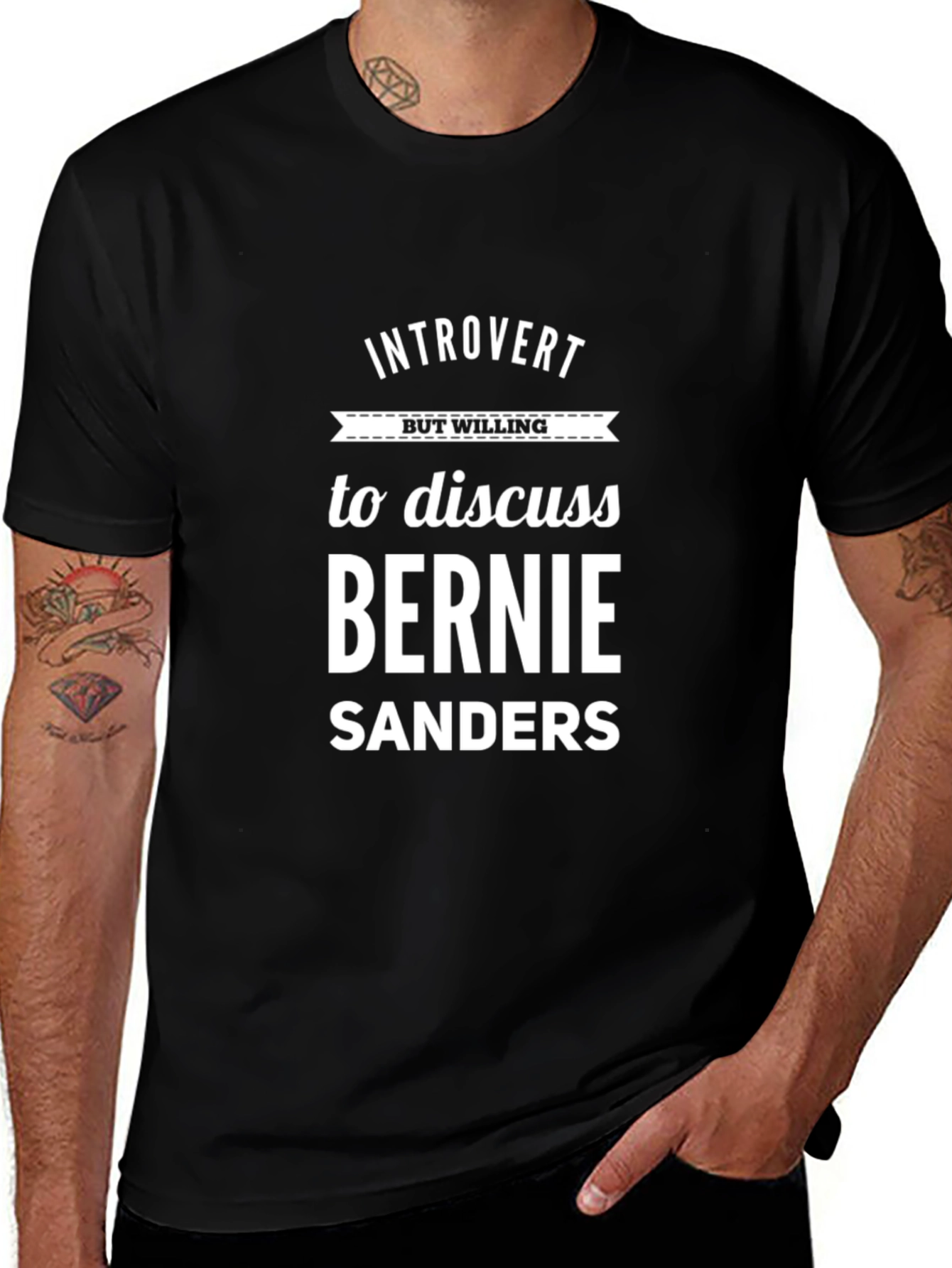 Introvert Bernie Sanders T-Shirt