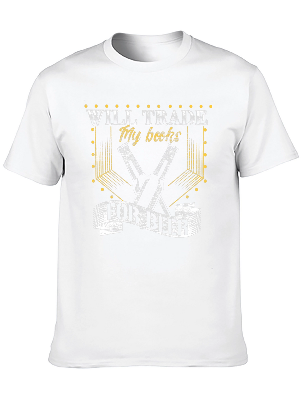 Will Trade My Books for Beer Mens T-Shirt