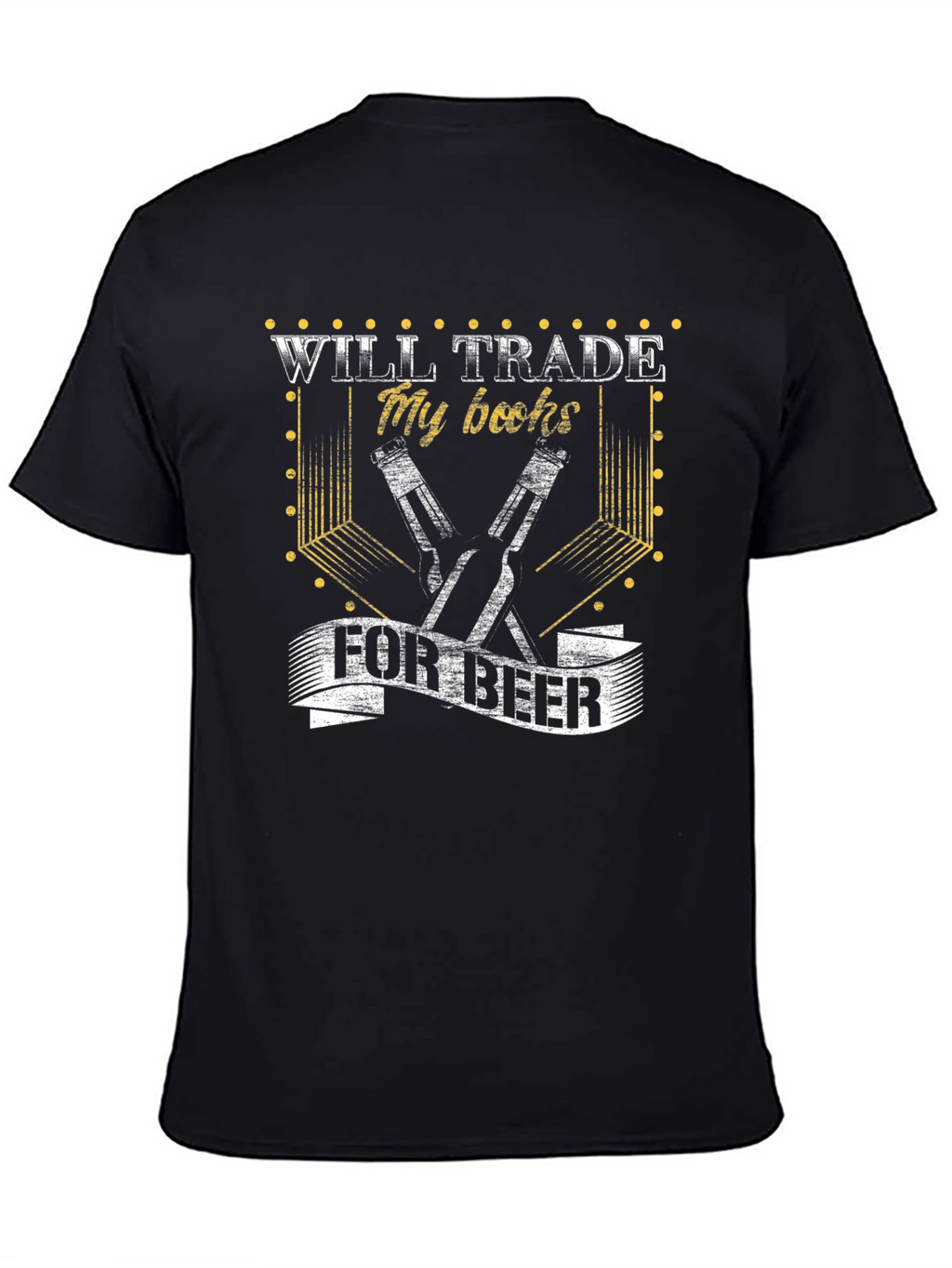 Will Trade My Books for Beer Mens T-Shirt