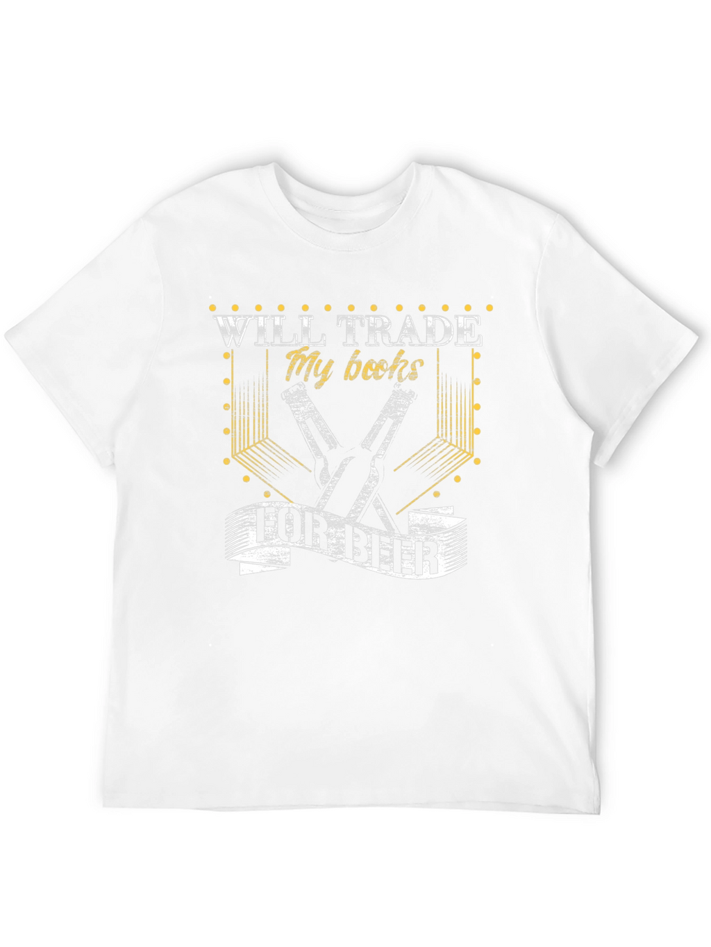 Will Trade My Books for Beer Mens T-Shirt