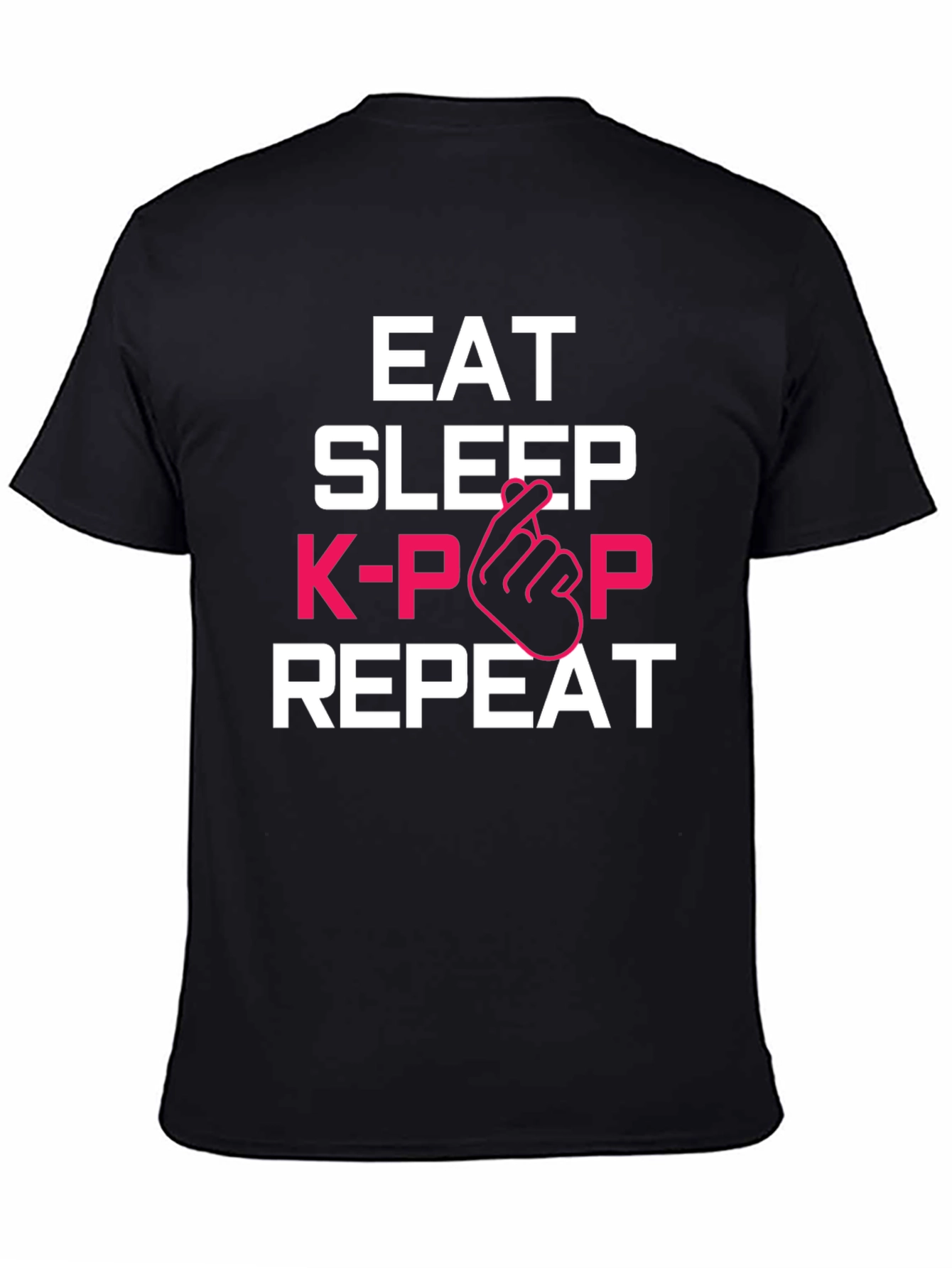 Eat Sleep K-Pop Repeat Graphic Tee