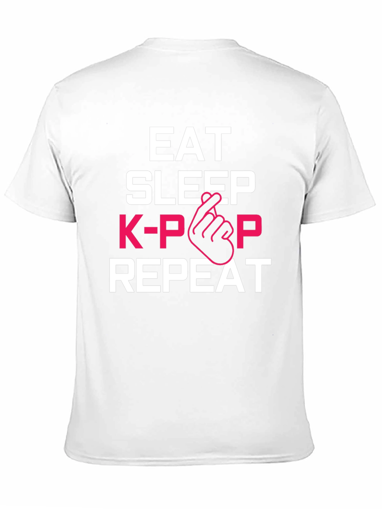 Eat Sleep K-Pop Repeat Graphic Tee