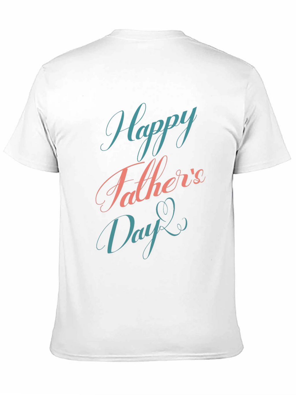 Happy Fathers Day T-Shirt Mens Black Graphic Tee
