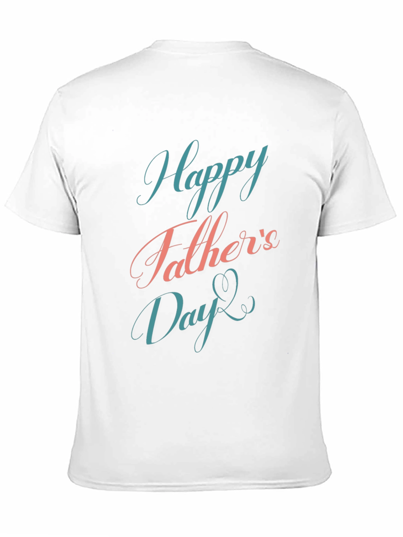 Happy Fathers Day T-Shirt Mens Black Graphic Tee