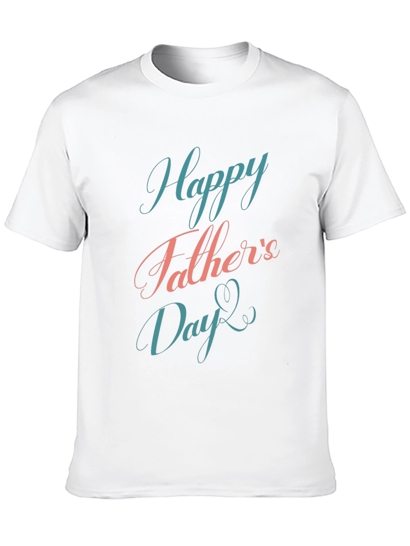 Happy Fathers Day T-Shirt Mens Black Graphic Tee