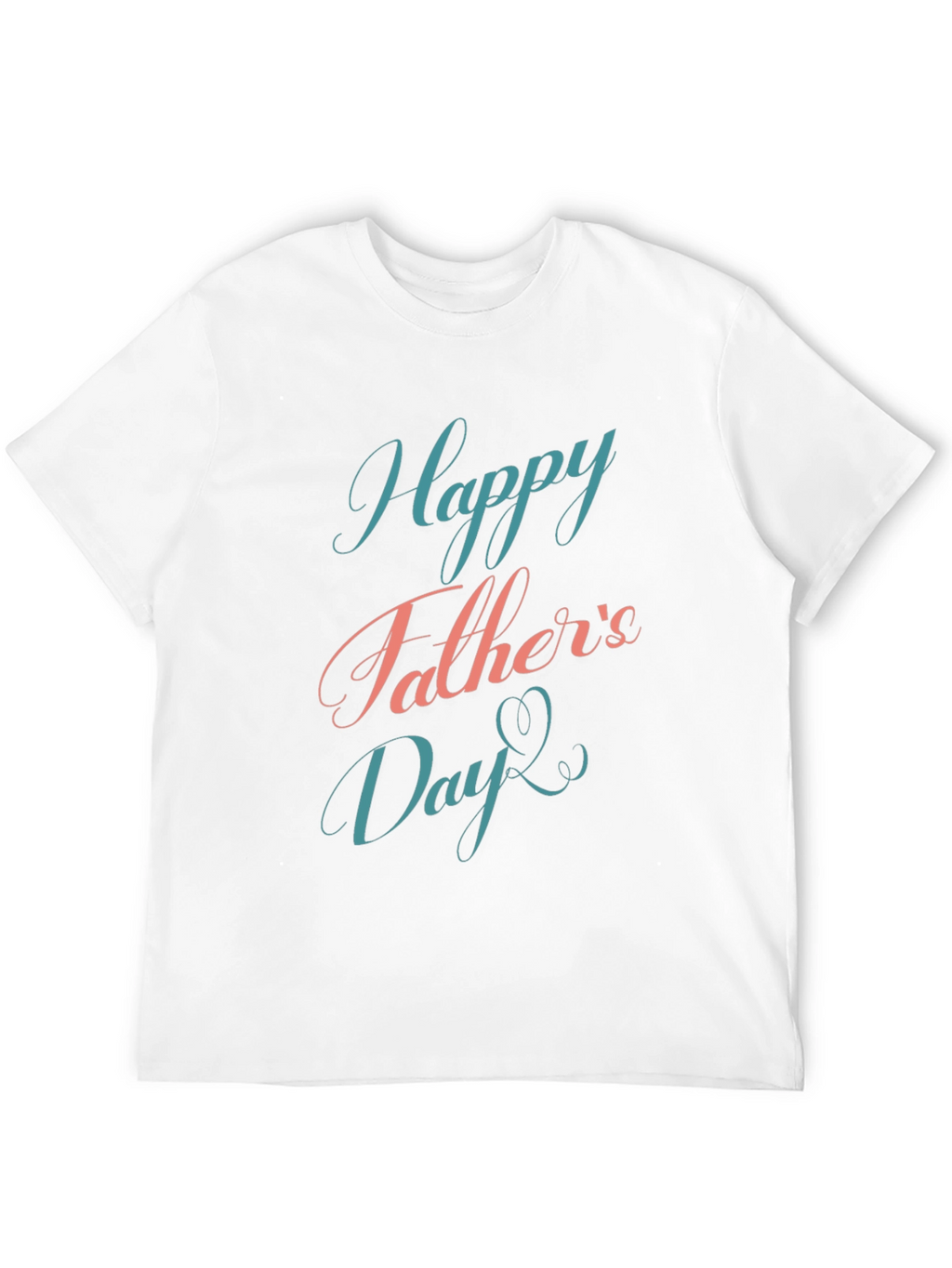 Happy Fathers Day T-Shirt Mens Black Graphic Tee