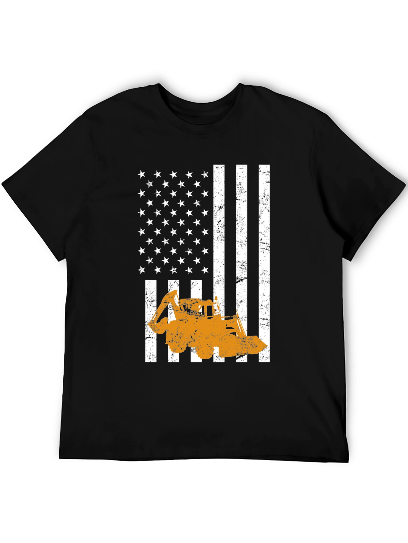 Construction American Flag T-Shirt