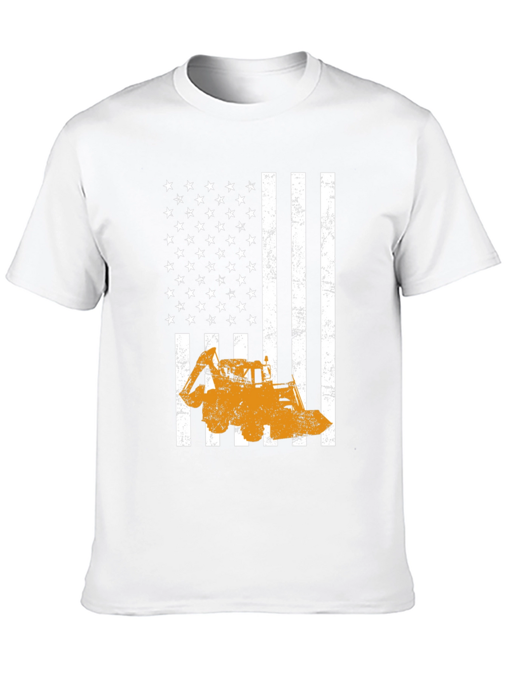 Construction American Flag T-Shirt