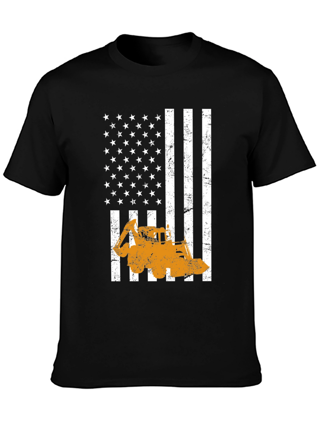 Construction American Flag T-Shirt
