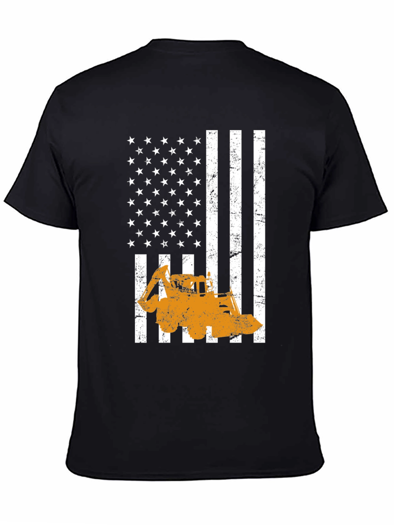 Construction American Flag T-Shirt