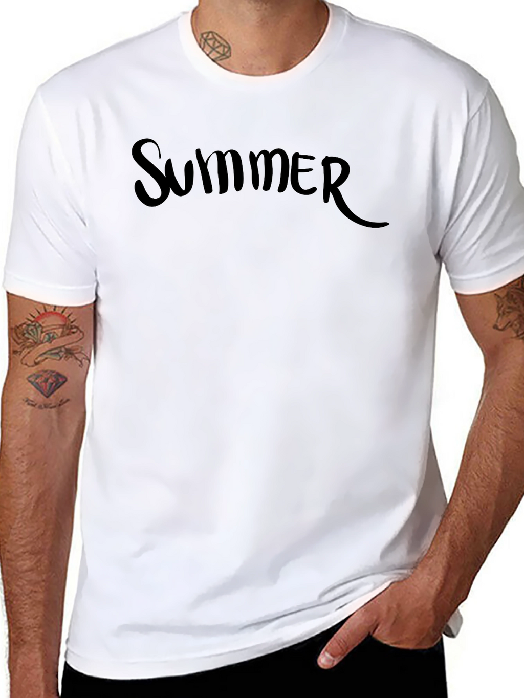 Summer Black T-Shirt