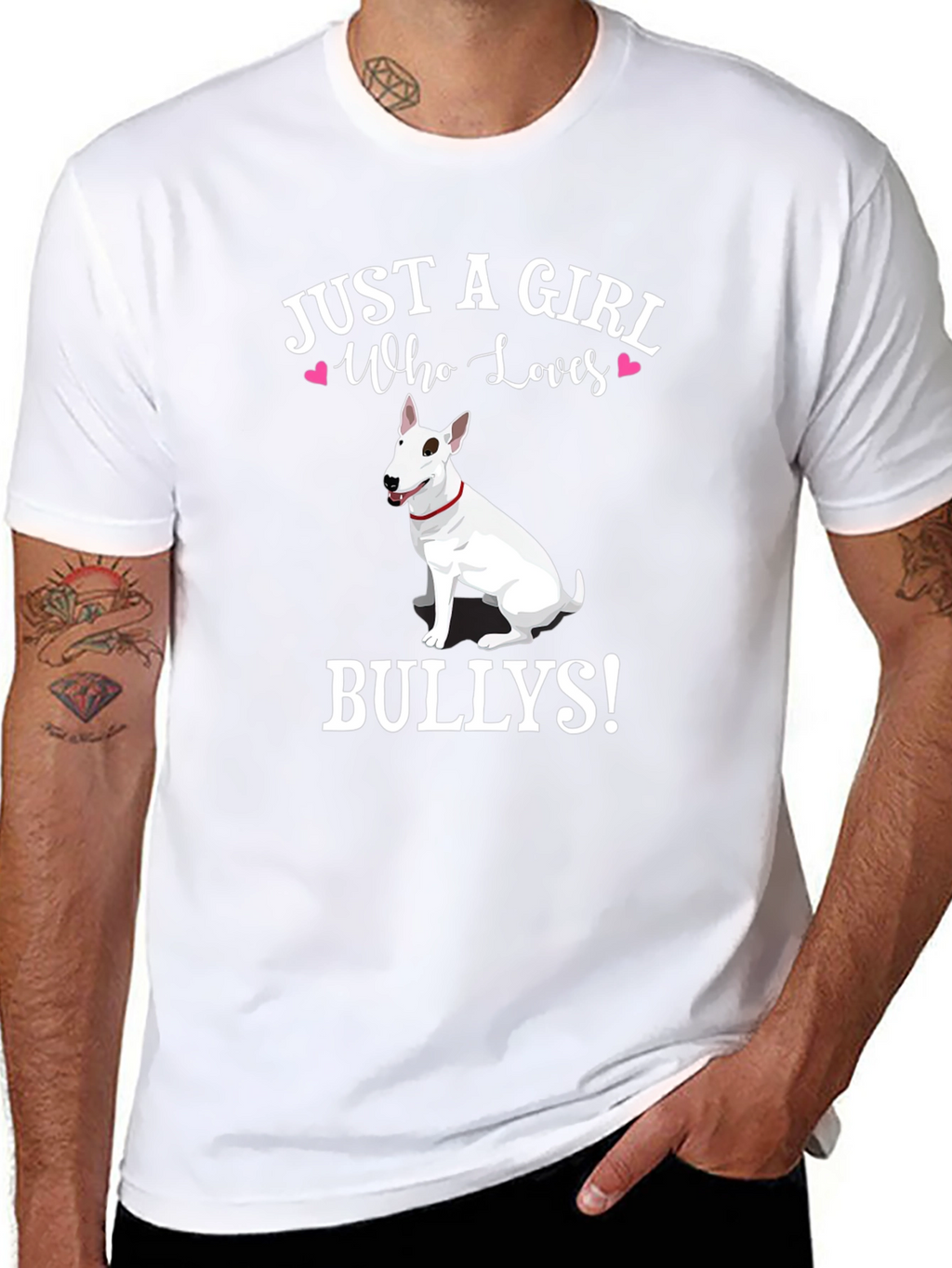 Just a Girl Who Loves Bullies T-Shirt