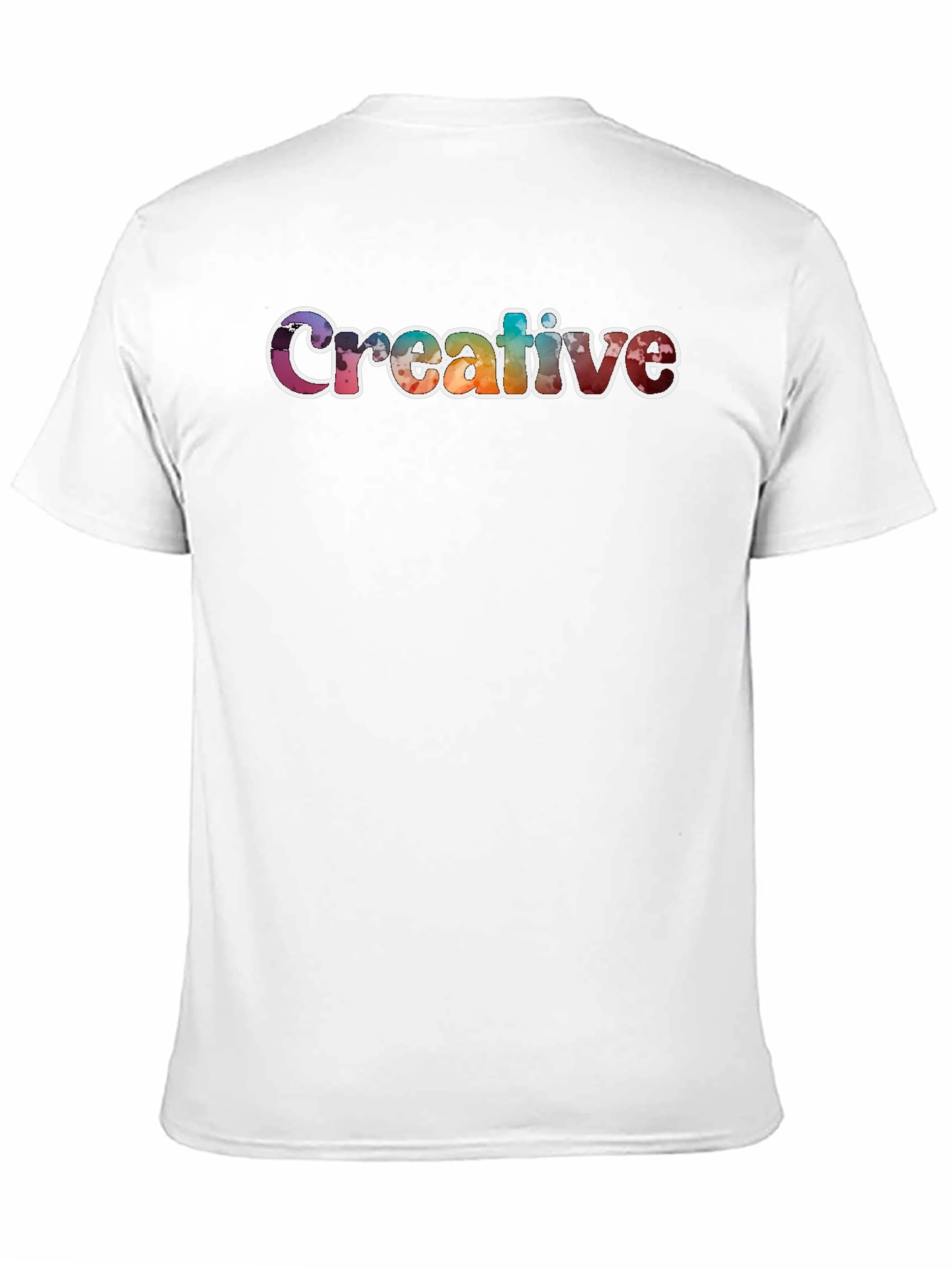 Creative Graphic T-Shirt Unisex Black Tee