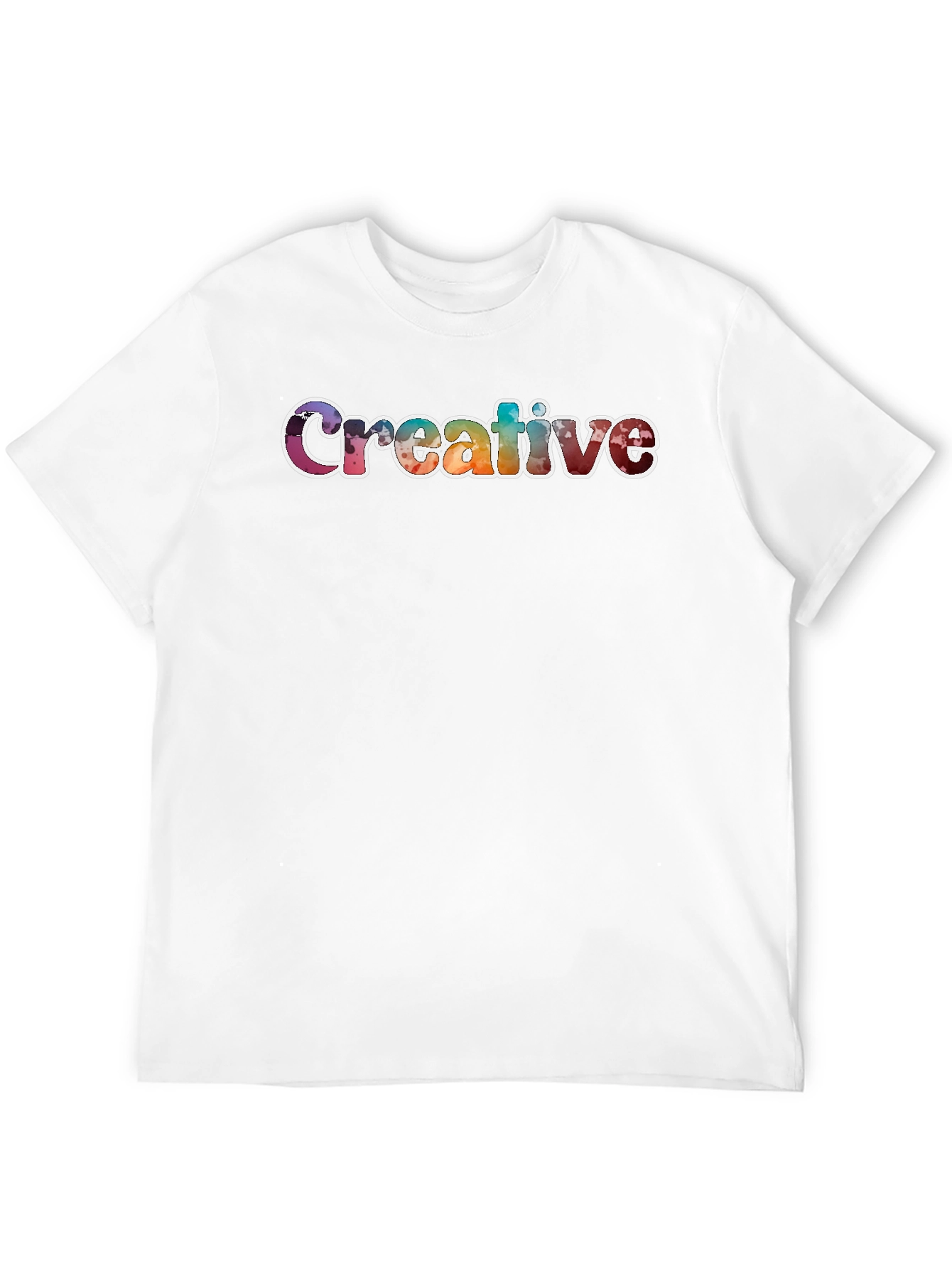 Creative Graphic T-Shirt Unisex Black Tee