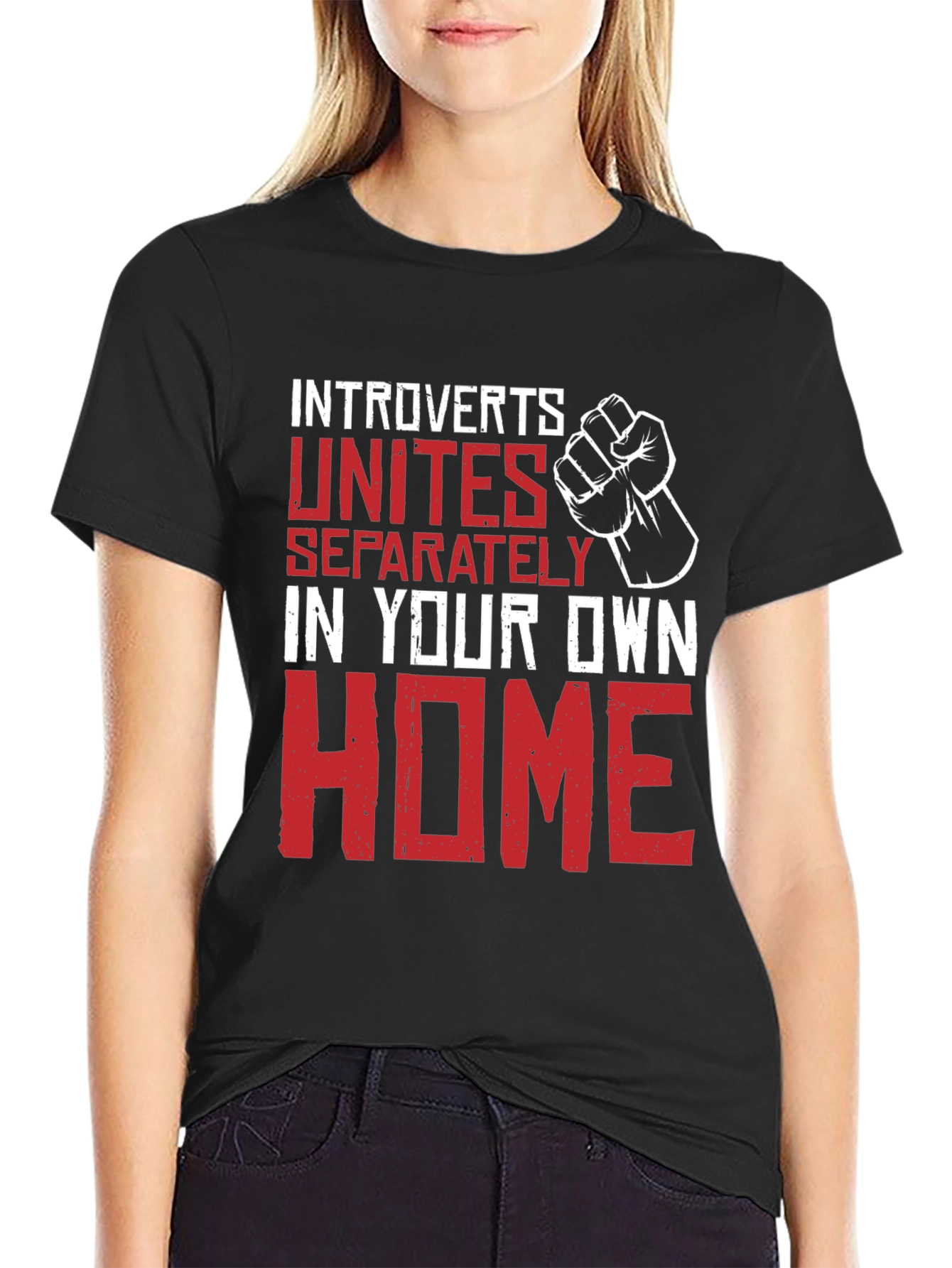 Introverts Unite T-Shirt - Funny Novelty Graphic Tee