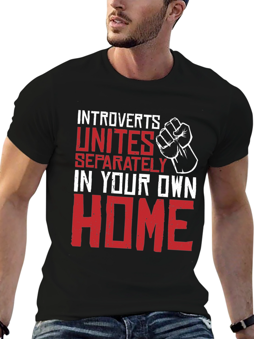 Introverts Unite T-Shirt - Funny Novelty Graphic Tee
