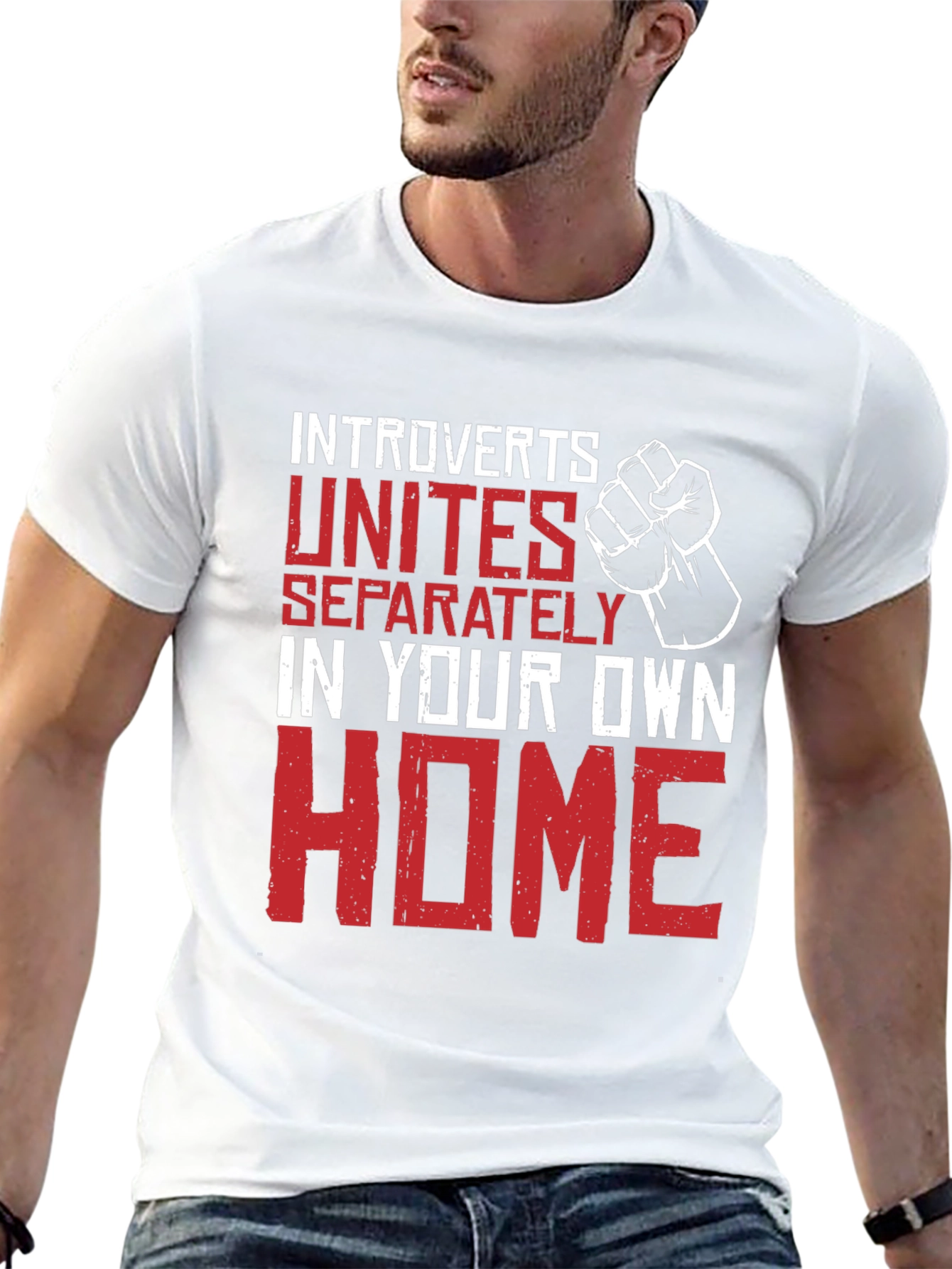 Introverts Unite T-Shirt - Funny Novelty Graphic Tee