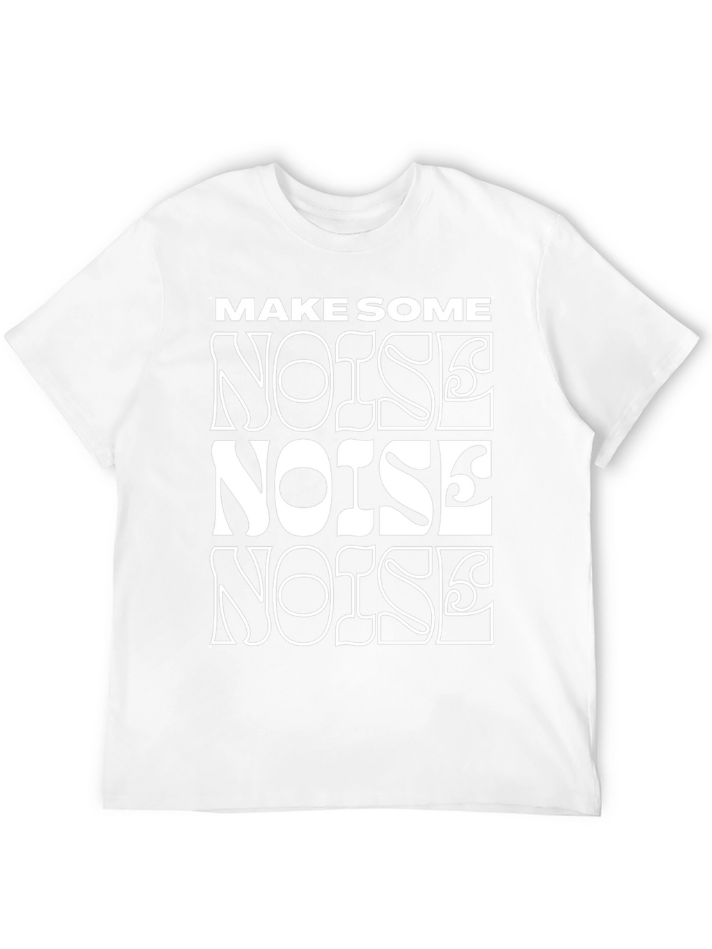 Make Some Noise Graphic Tee - Black