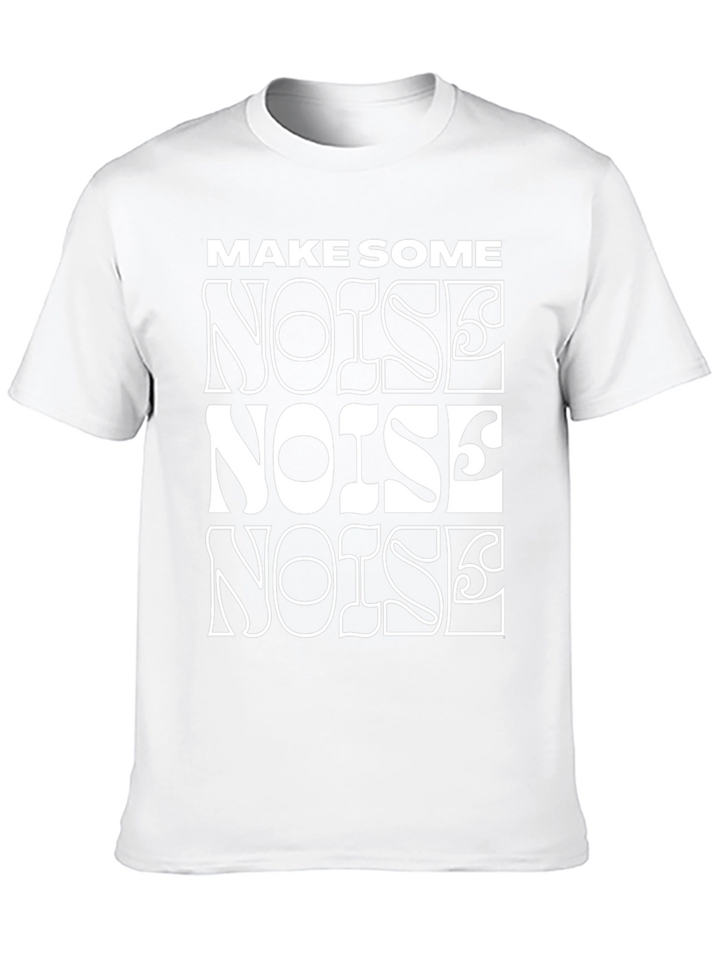 Make Some Noise Graphic Tee - Black