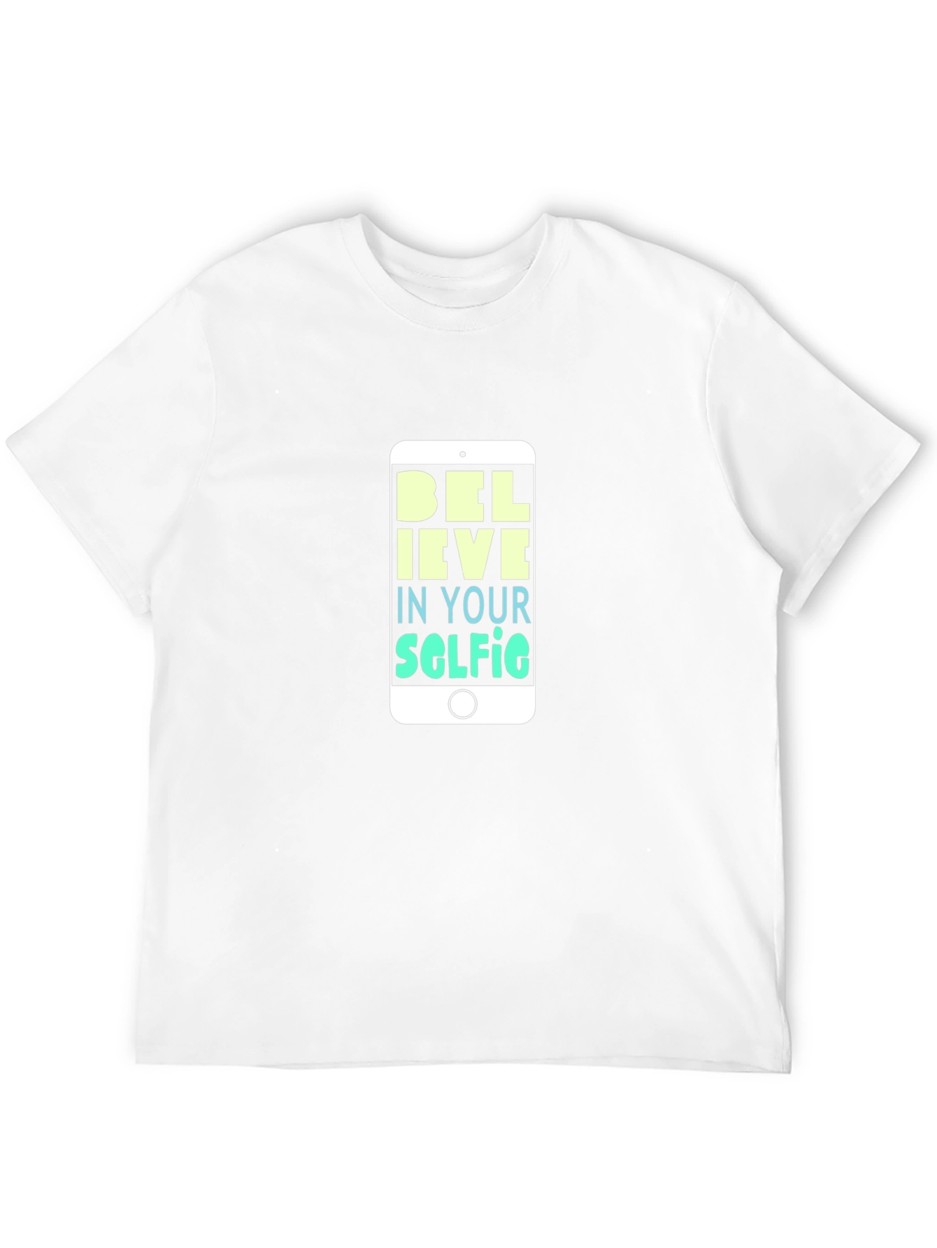 Believe in Your Selfie T-Shirt - Black