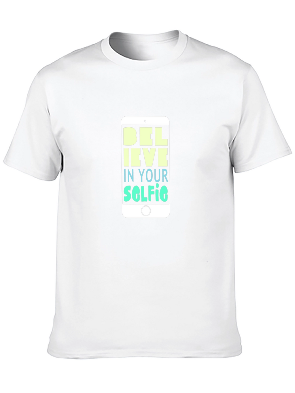 Believe in Your Selfie T-Shirt - Black
