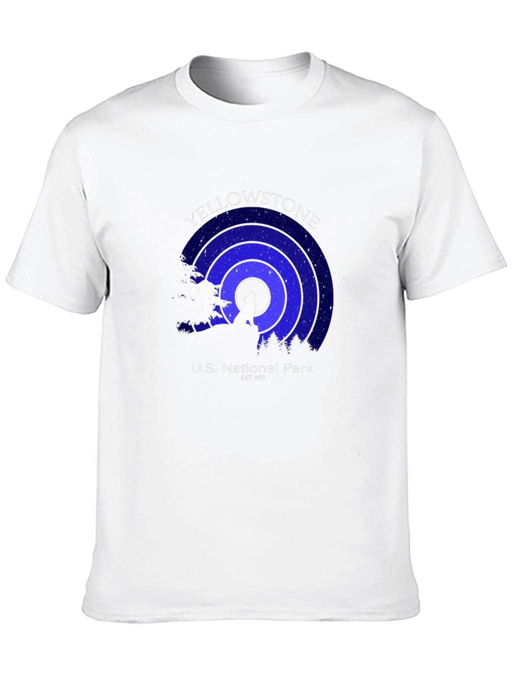 Yellowstone National Park Black Graphic Tee