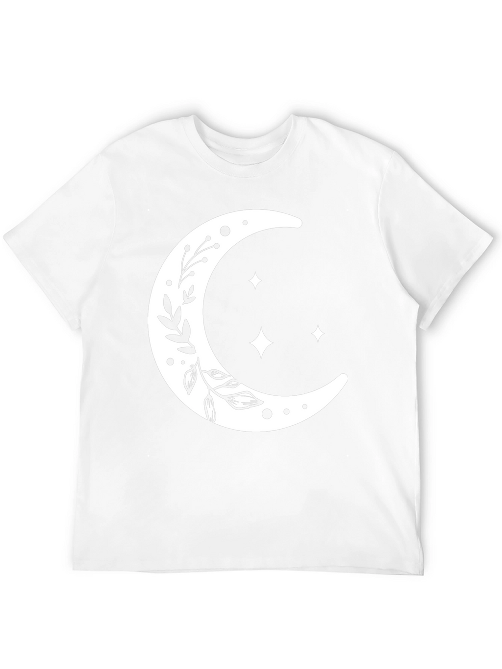 Celestial Moon & Stars Graphic T-Shirt