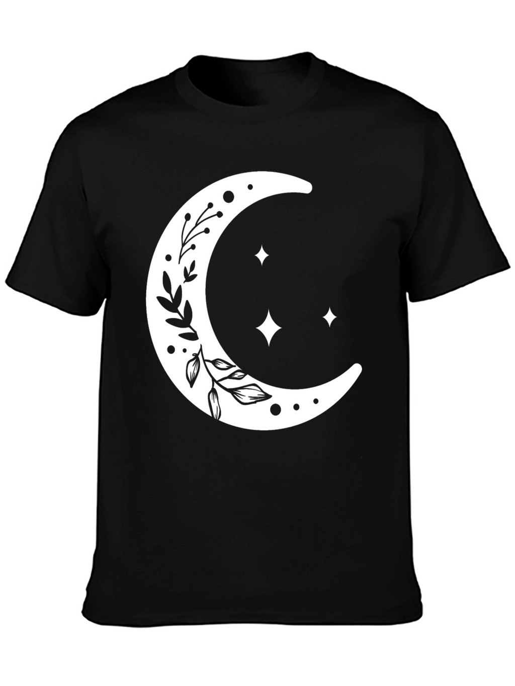 Celestial Moon & Stars Graphic T-Shirt