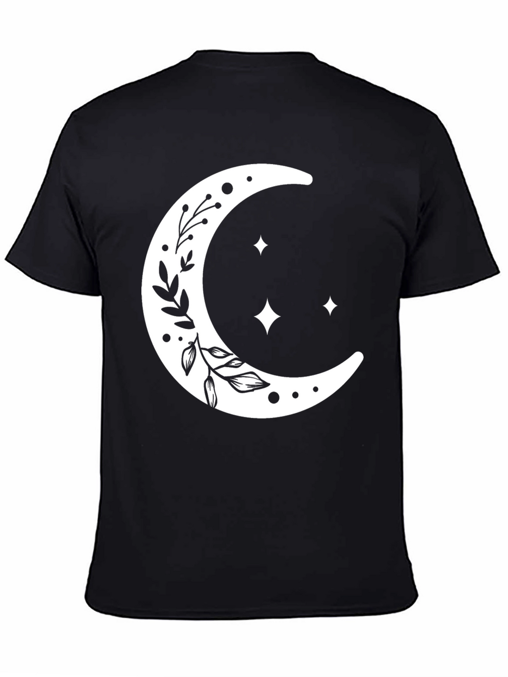Celestial Moon & Stars Graphic T-Shirt