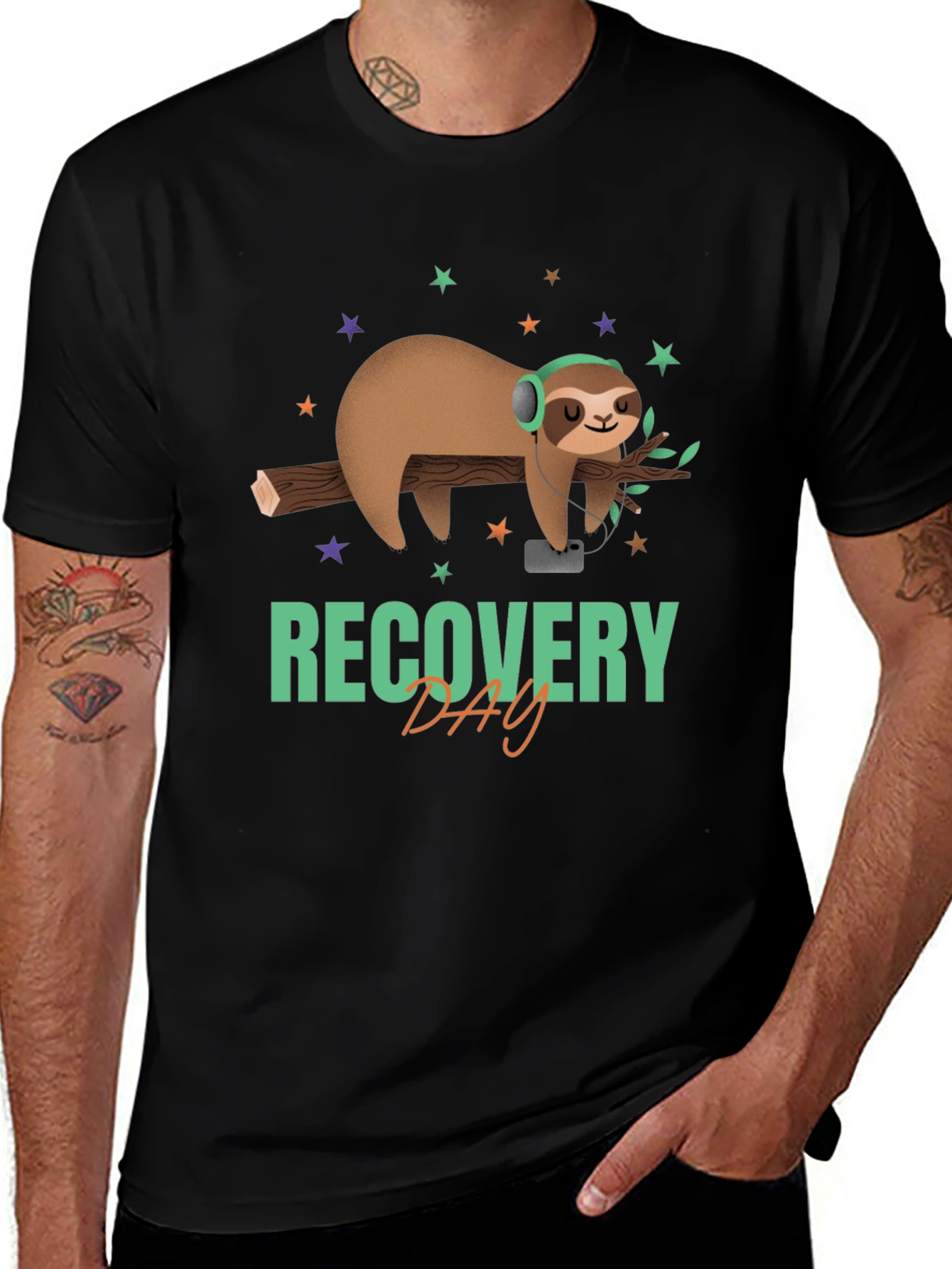 Recovery Day Sloth T-Shirt