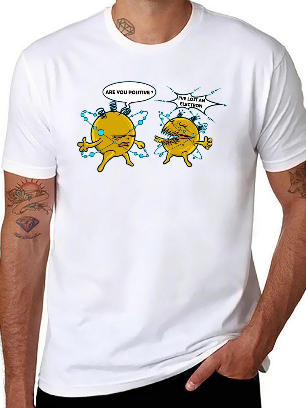 Humorous Science T-Shirt - Lost Electron