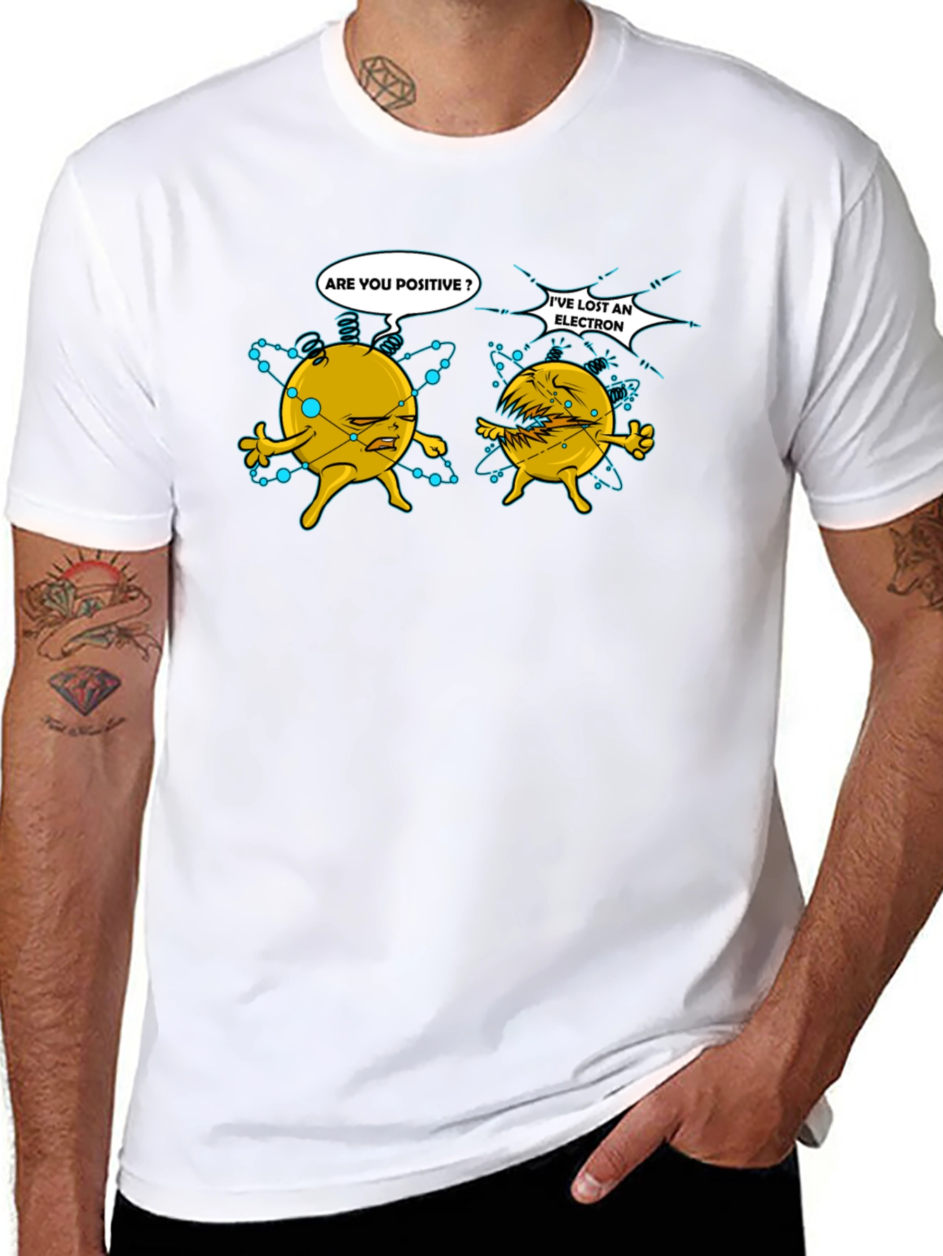 Humorous Science T-Shirt - Lost Electron