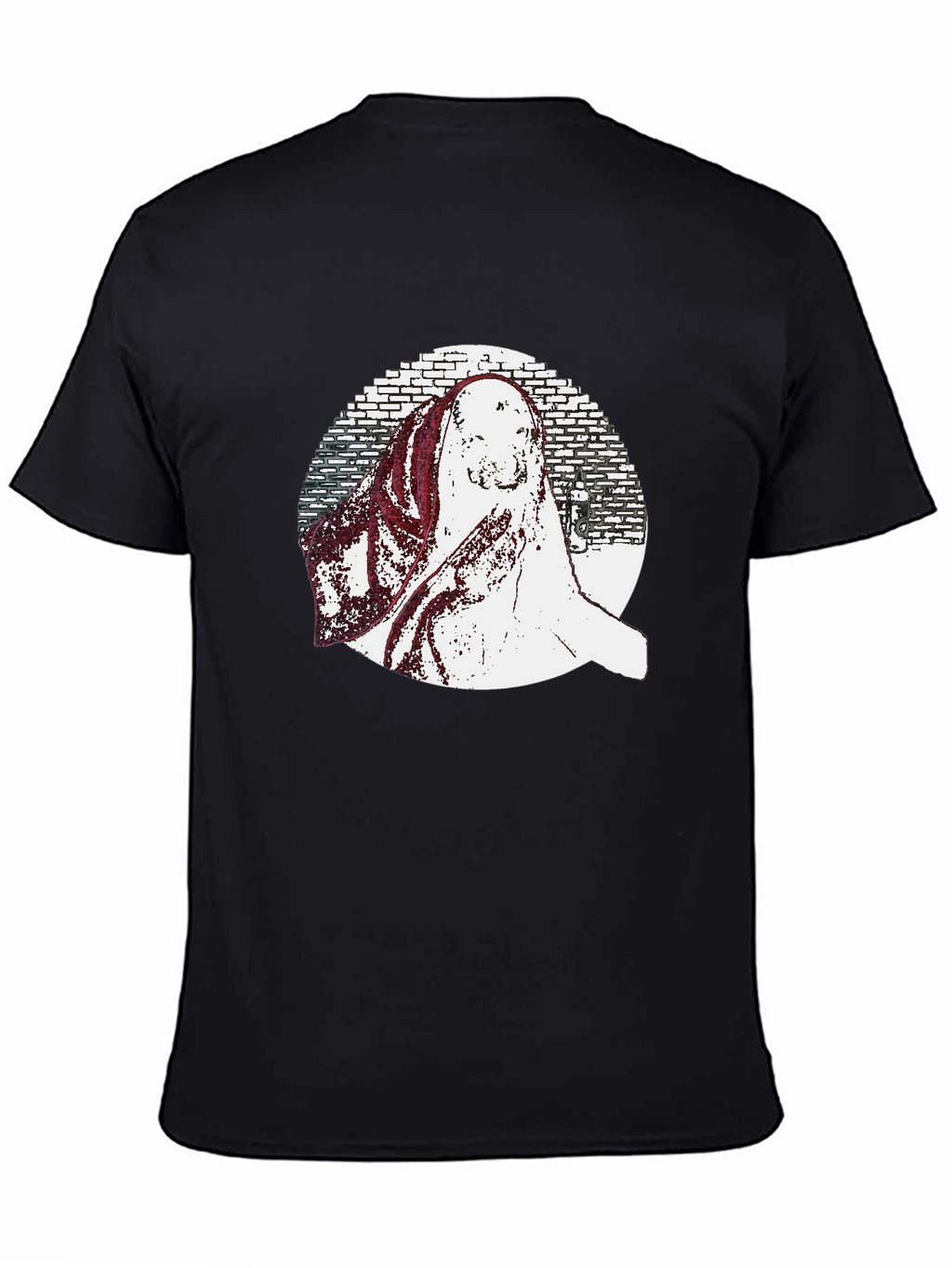 Black Graphic Print T-Shirt