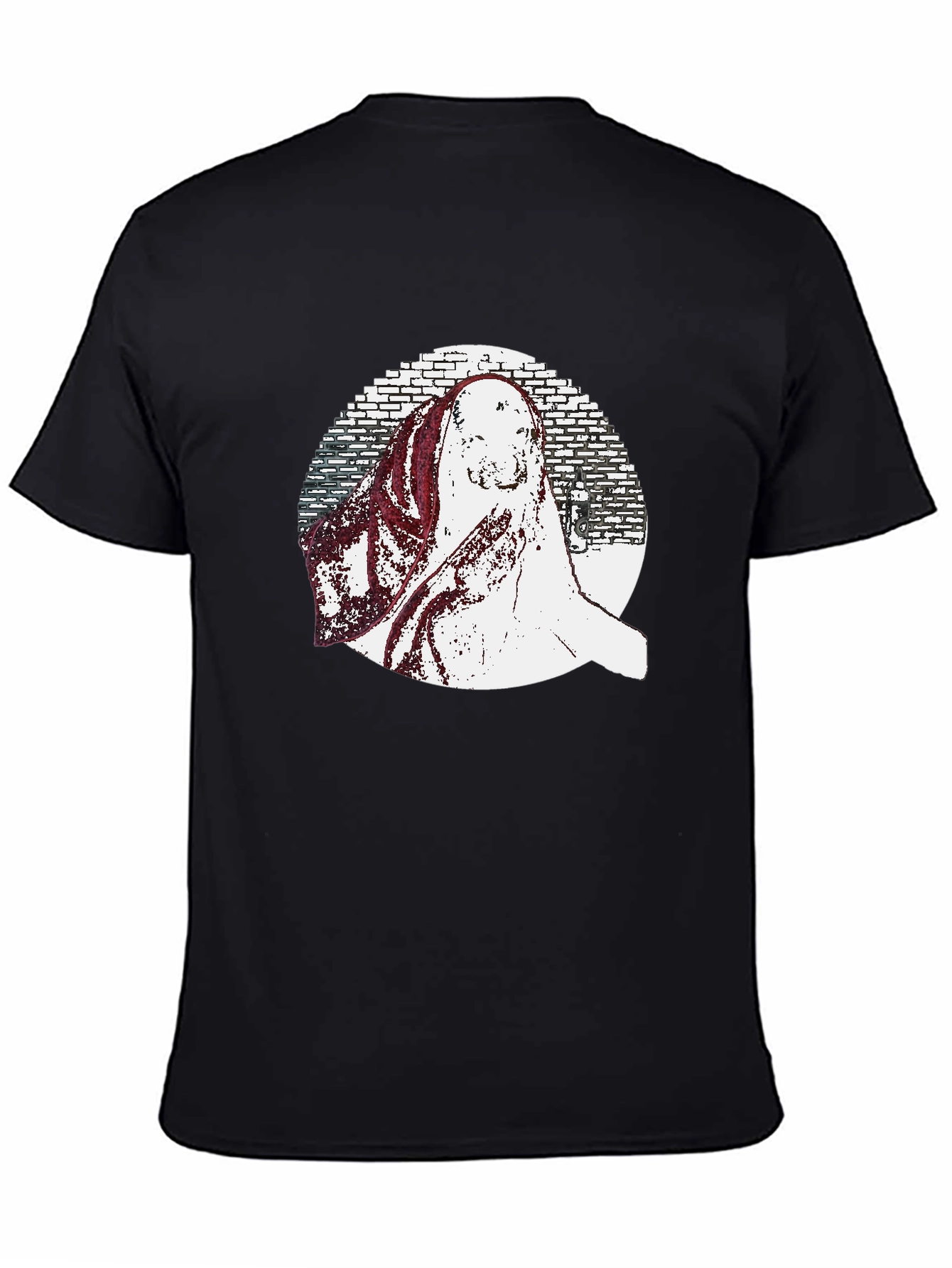 Black Graphic Print T-Shirt