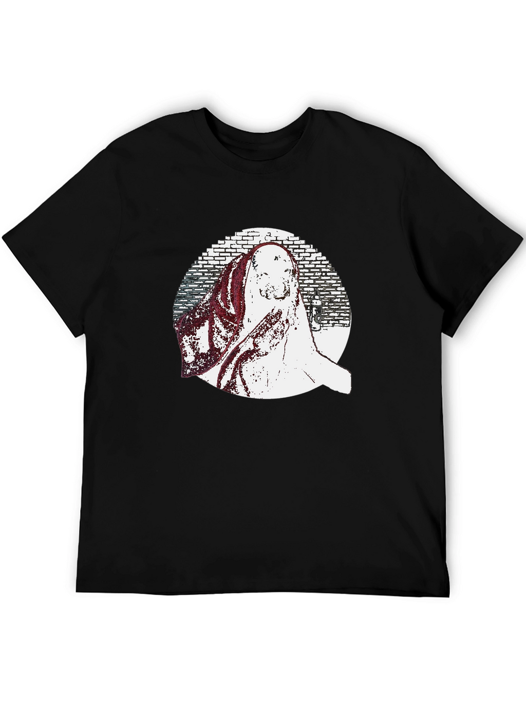 Black Graphic Print T-Shirt