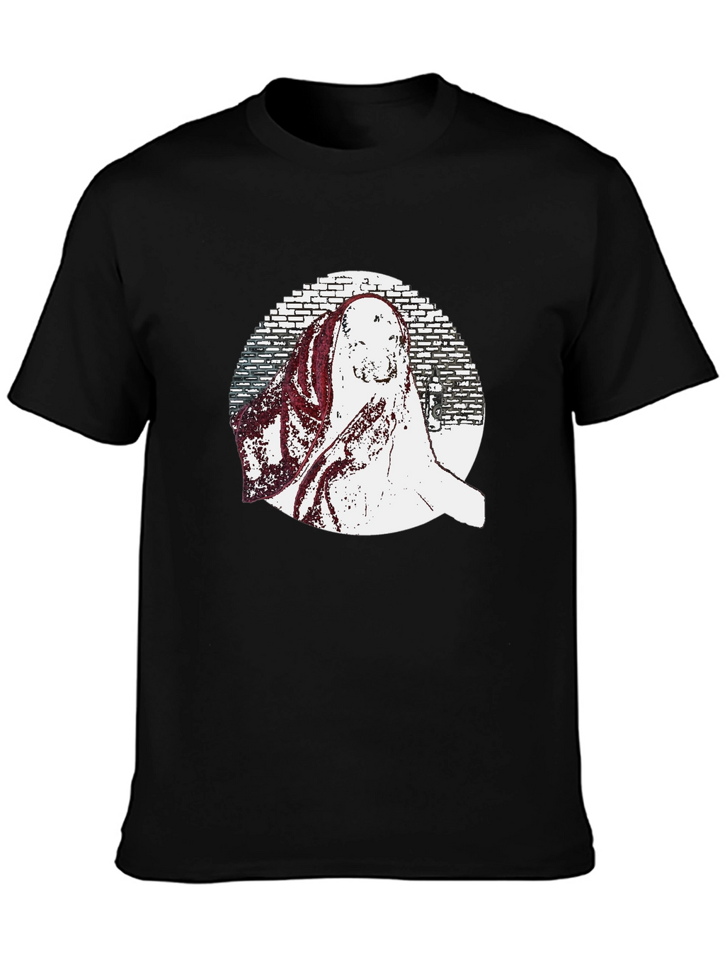 Black Graphic Print T-Shirt