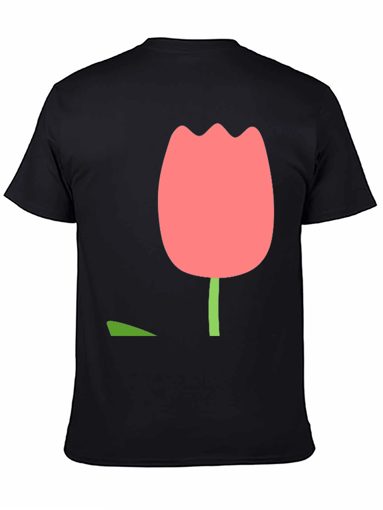 Minimalist Tulip Graphic Tee - Stylish & Comfortable
