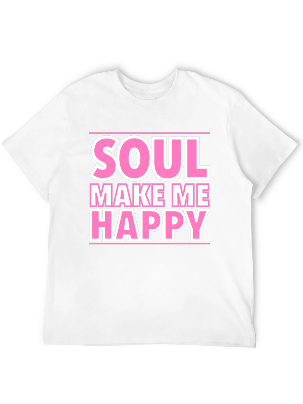 Soul Make Me Happy Graphic Tee - Black