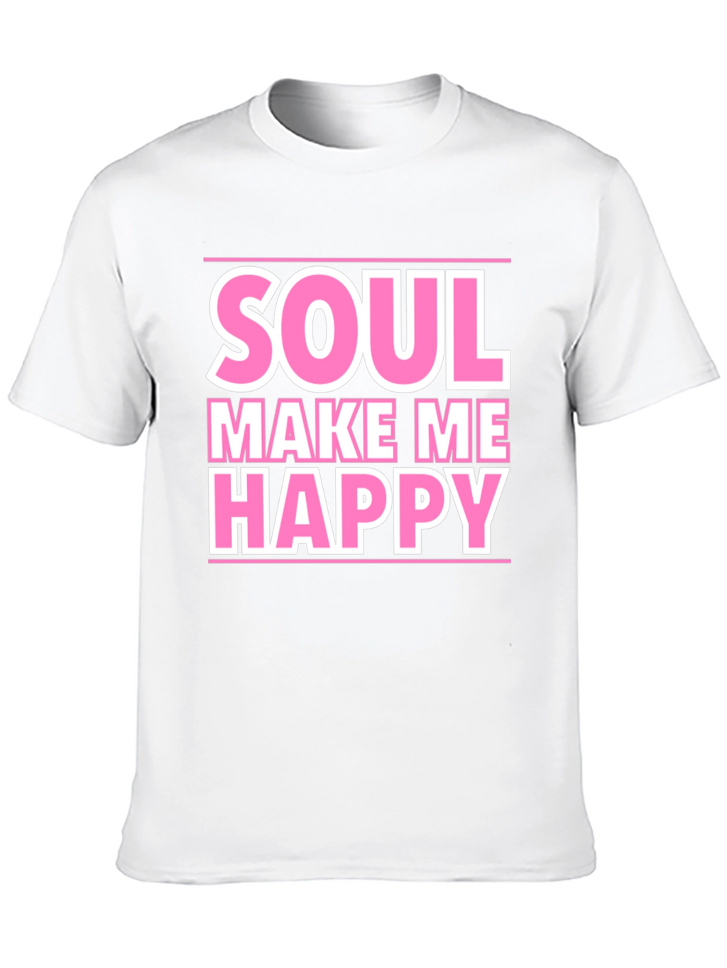 Soul Make Me Happy Graphic Tee - Black
