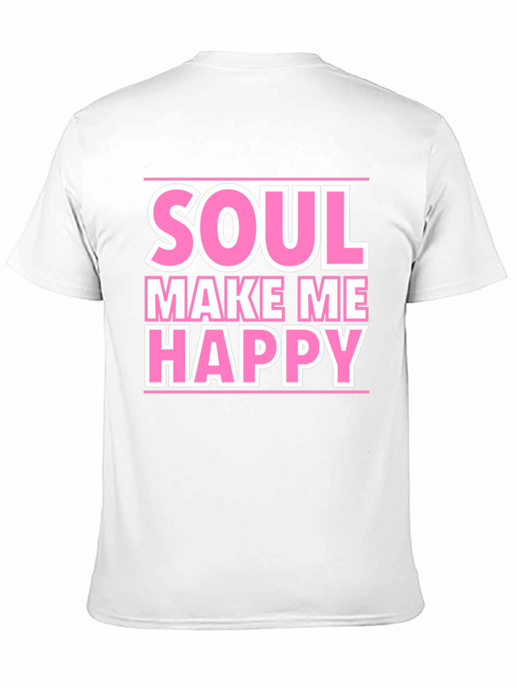 Soul Make Me Happy Graphic Tee - Black