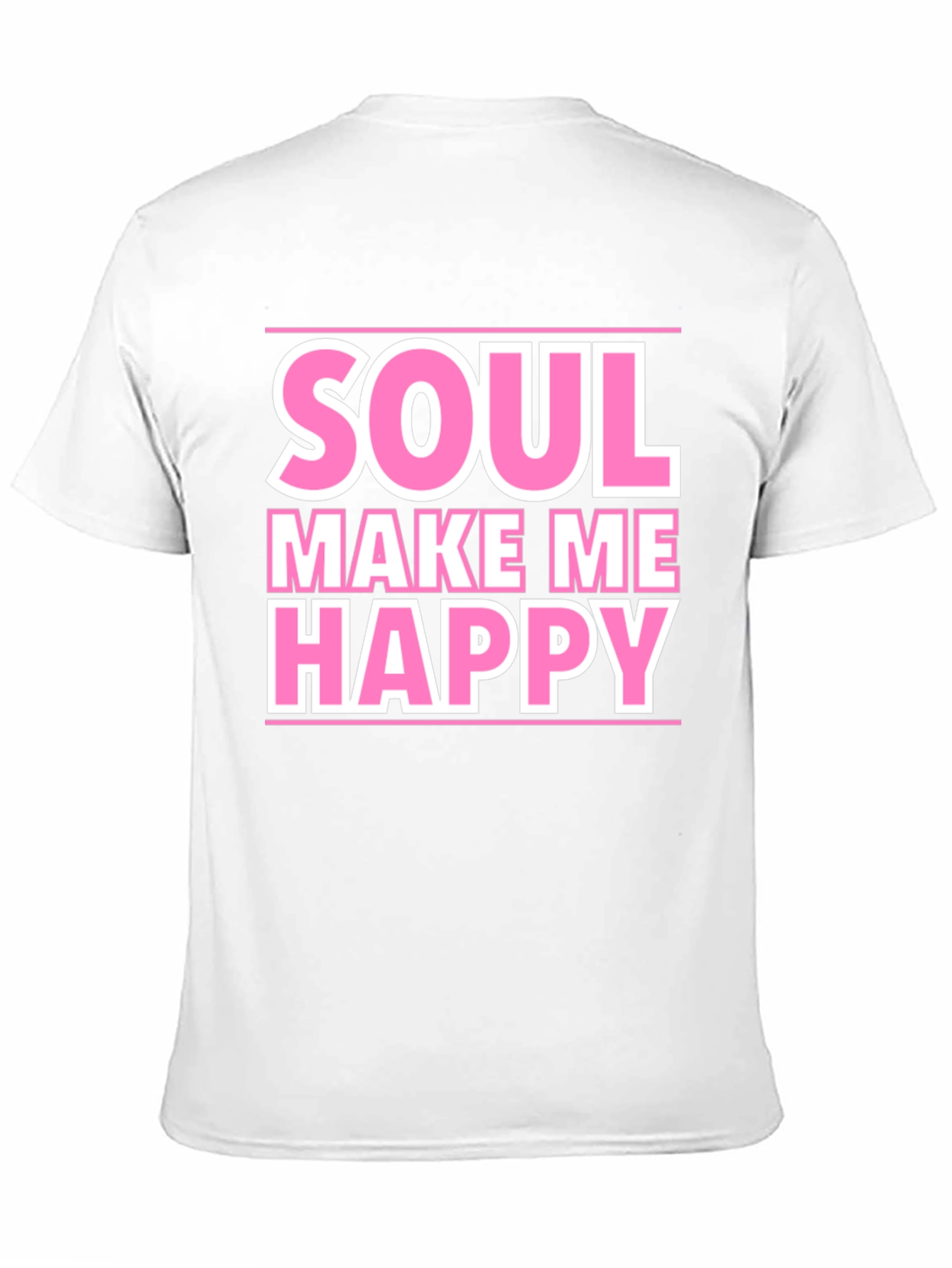 Soul Make Me Happy Graphic Tee - Black