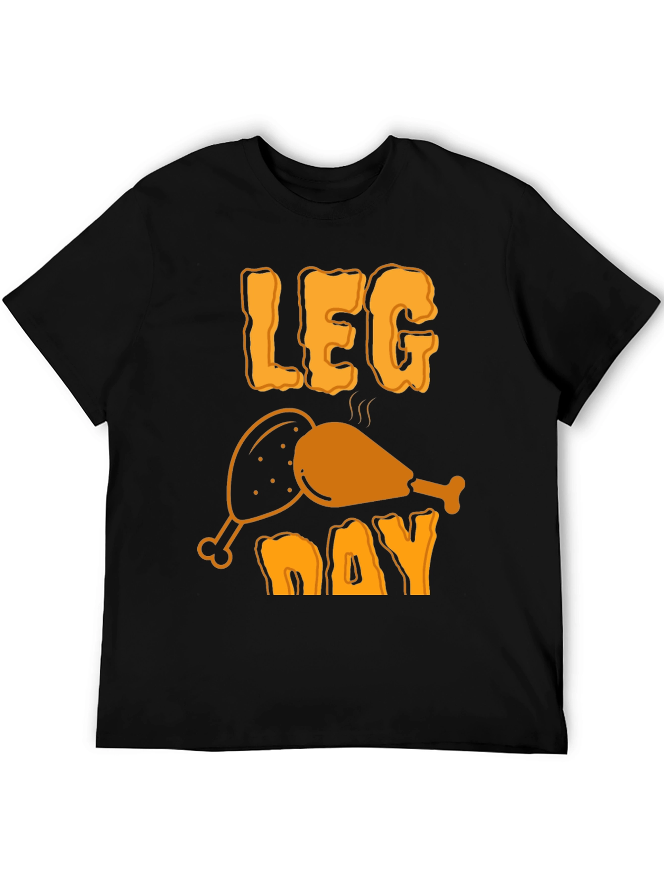 Leg Day Funny Turkey T-Shirt for Fitness & Thanksgiving