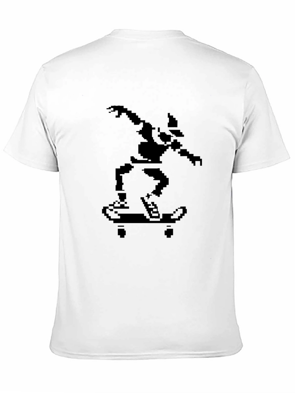 Pixel Skater Graphic Tee - Retro Style